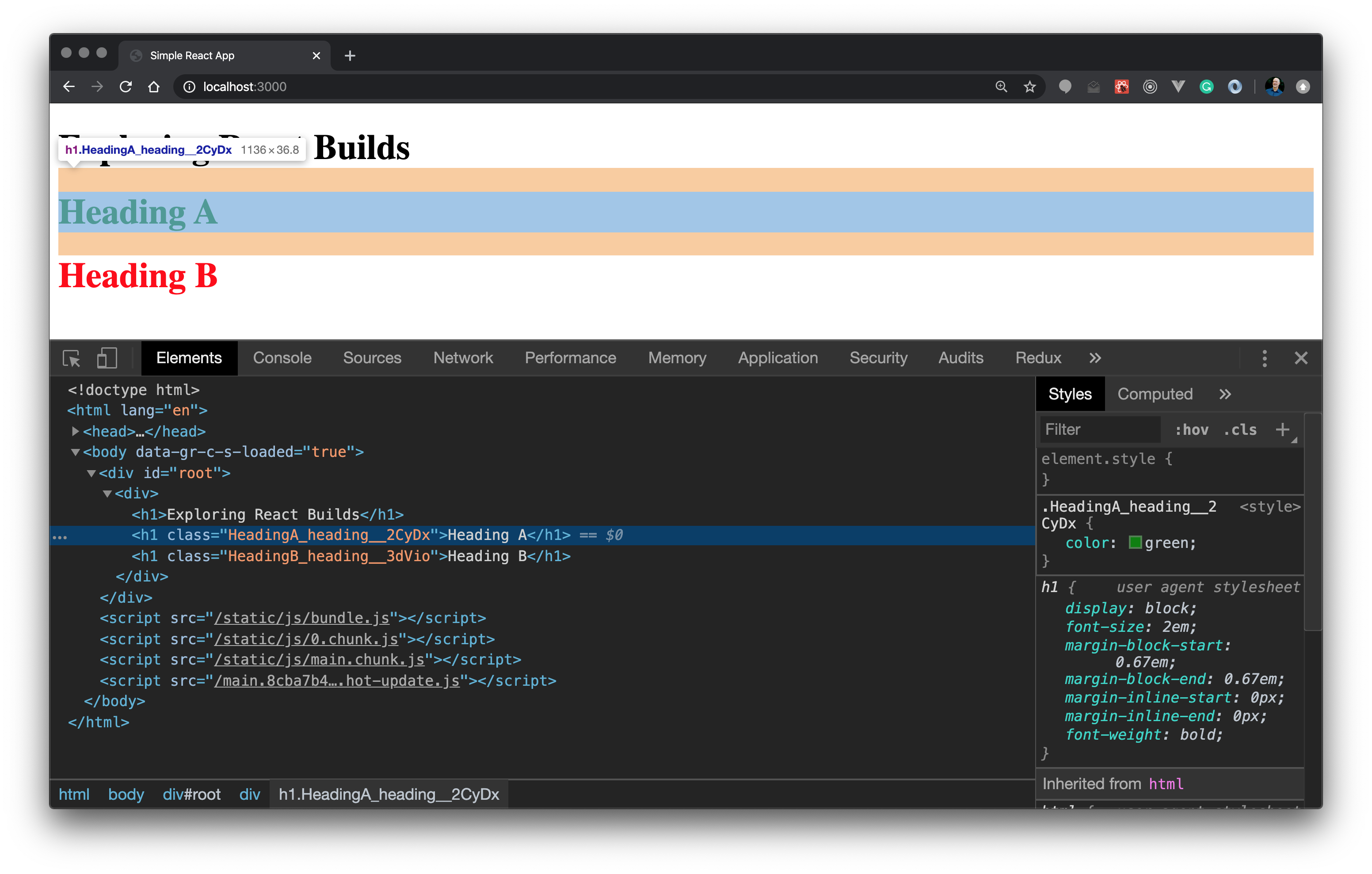 react builds css modules